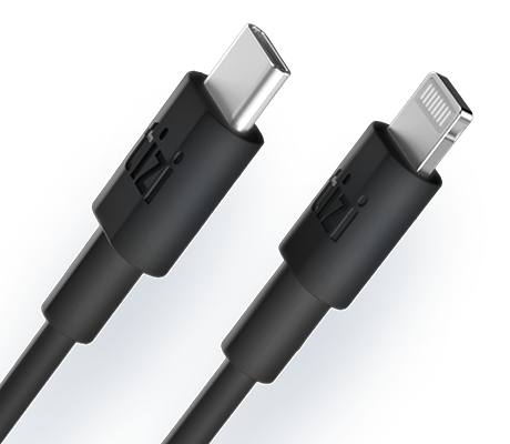 PD Power Delivery Kabel zum Schnellladen 8 Plus Kompatibel mit iPhone XS XS Max equinux NEU tizi flip Ultra Apple MFi Zertifiziert XR iPad 2m, schwarz USB-C auf Lightning Kabel 8 
